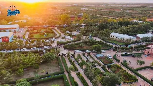 Open green landscape of Baidoa City Park
